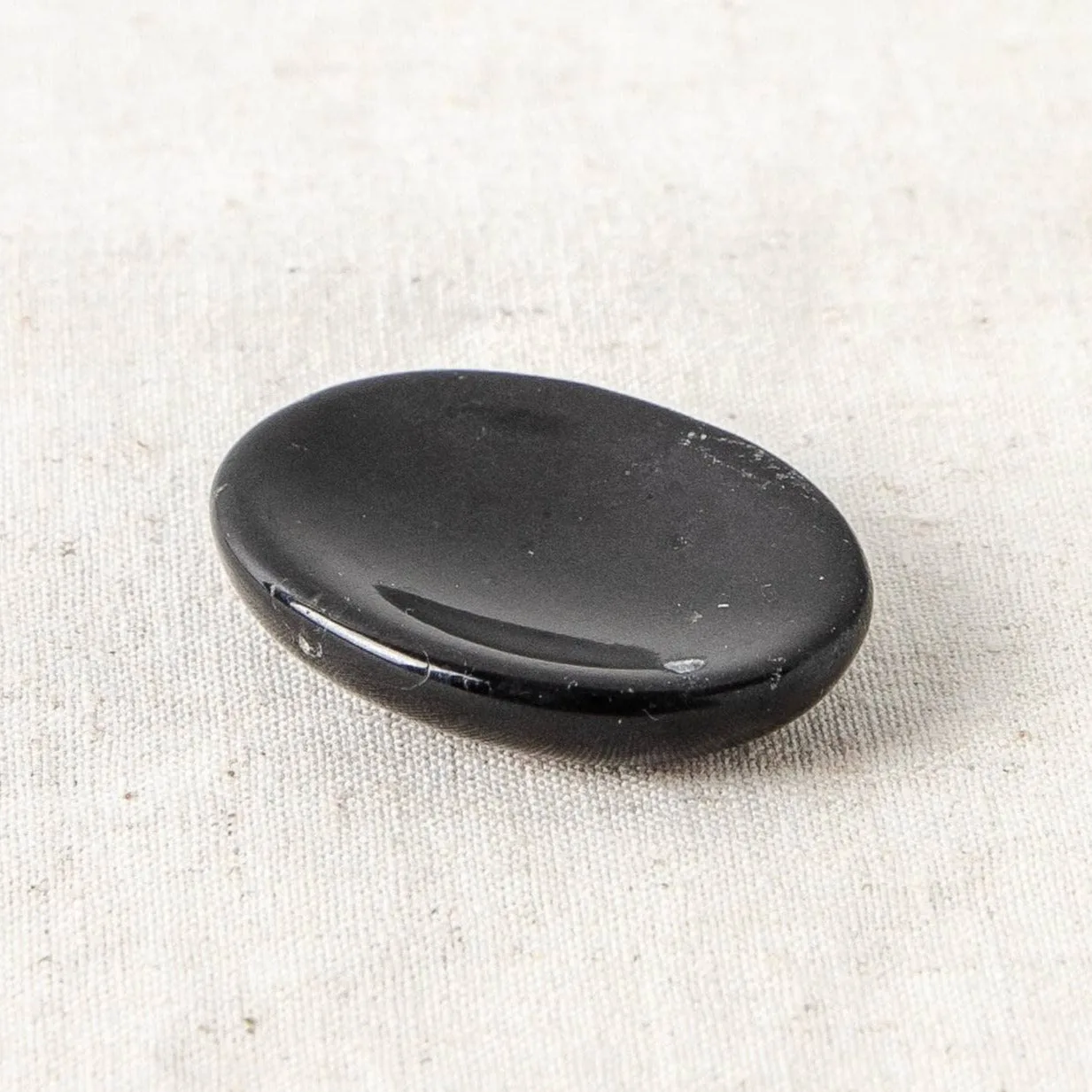 BLACK TOURMALINE WORRY STONE