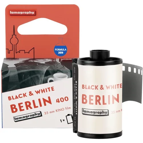 LOMOGRAPHY Berlin Kino blanco y negro 400 ISO 35 mm x 36 exp.