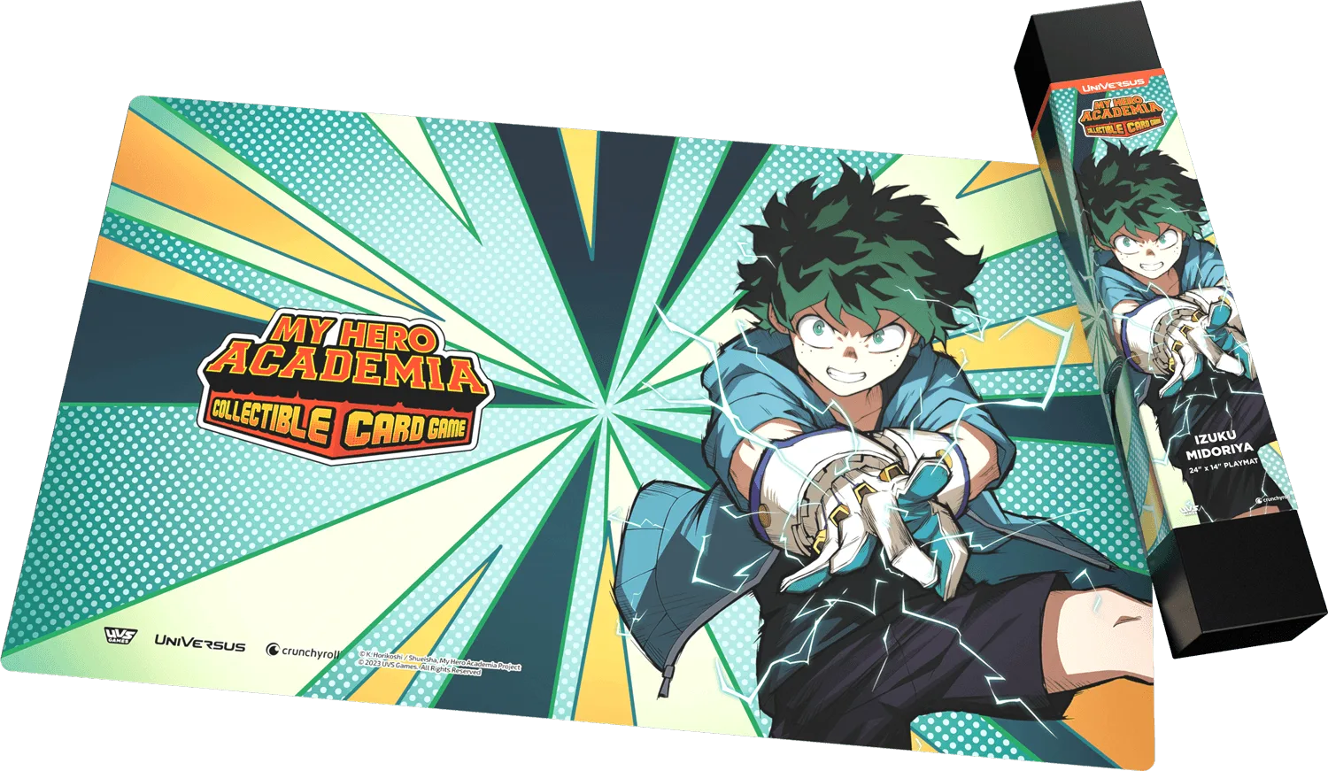 My Hero Academia Collectible Card Game Set 6: Jet Burn Playmat - Midoriya