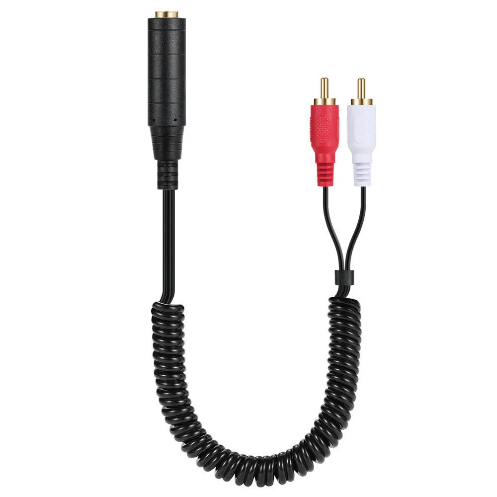Cómo usar un cable TRS estéreo de 6,35 mm a doble RCA