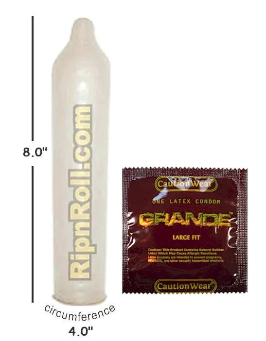 Preservativos Caution Wear Grande