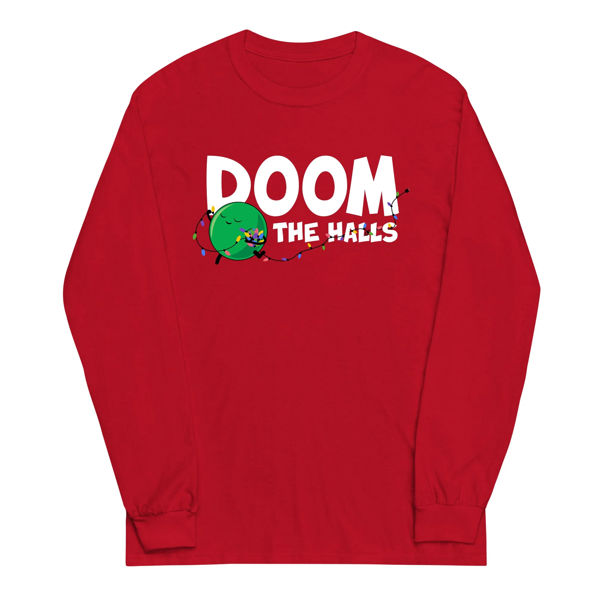 Pflegeanleitung für das Doom The Halls Long Sleeve Tee