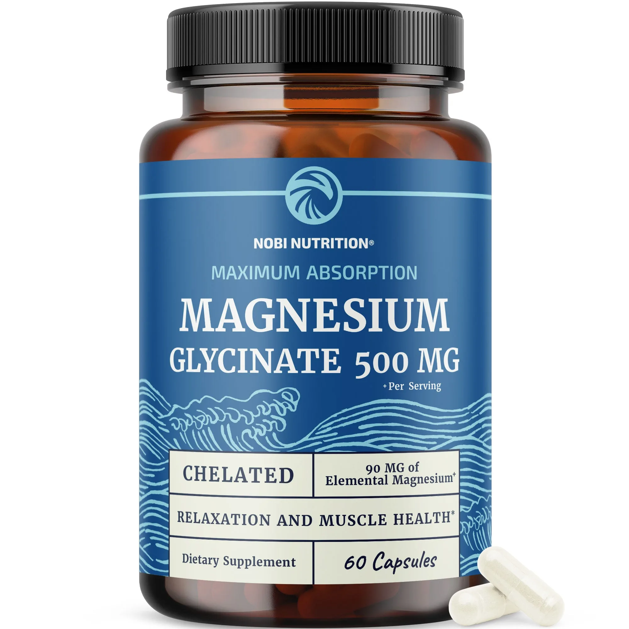 Magnesium Bisglycinate 500mg Capsules