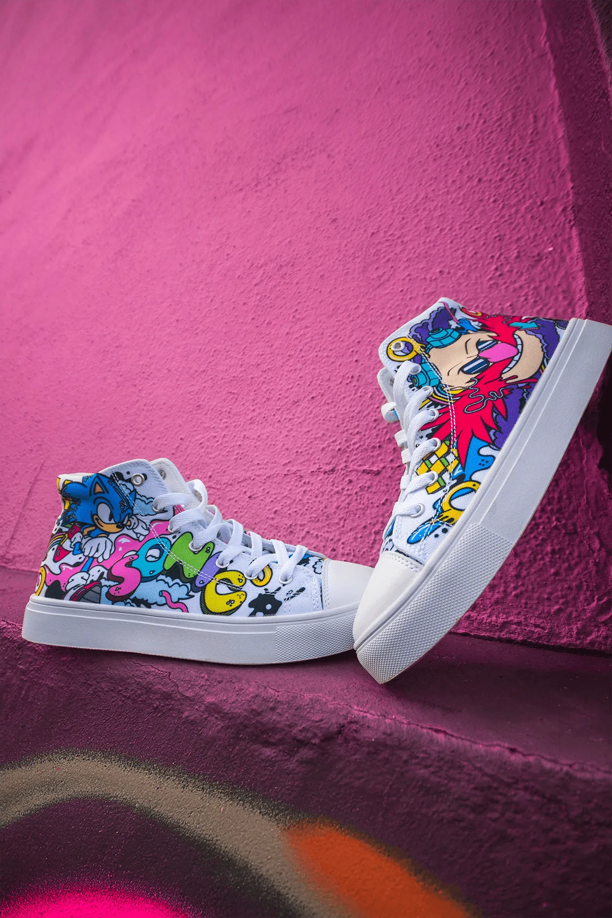 Sonic the Hedgehog : Ring Drip Sneakers