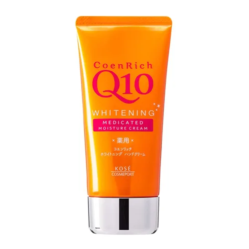 Kose Coen Rich Q10 Whitening Medicated Moisture Hand Cream 80g