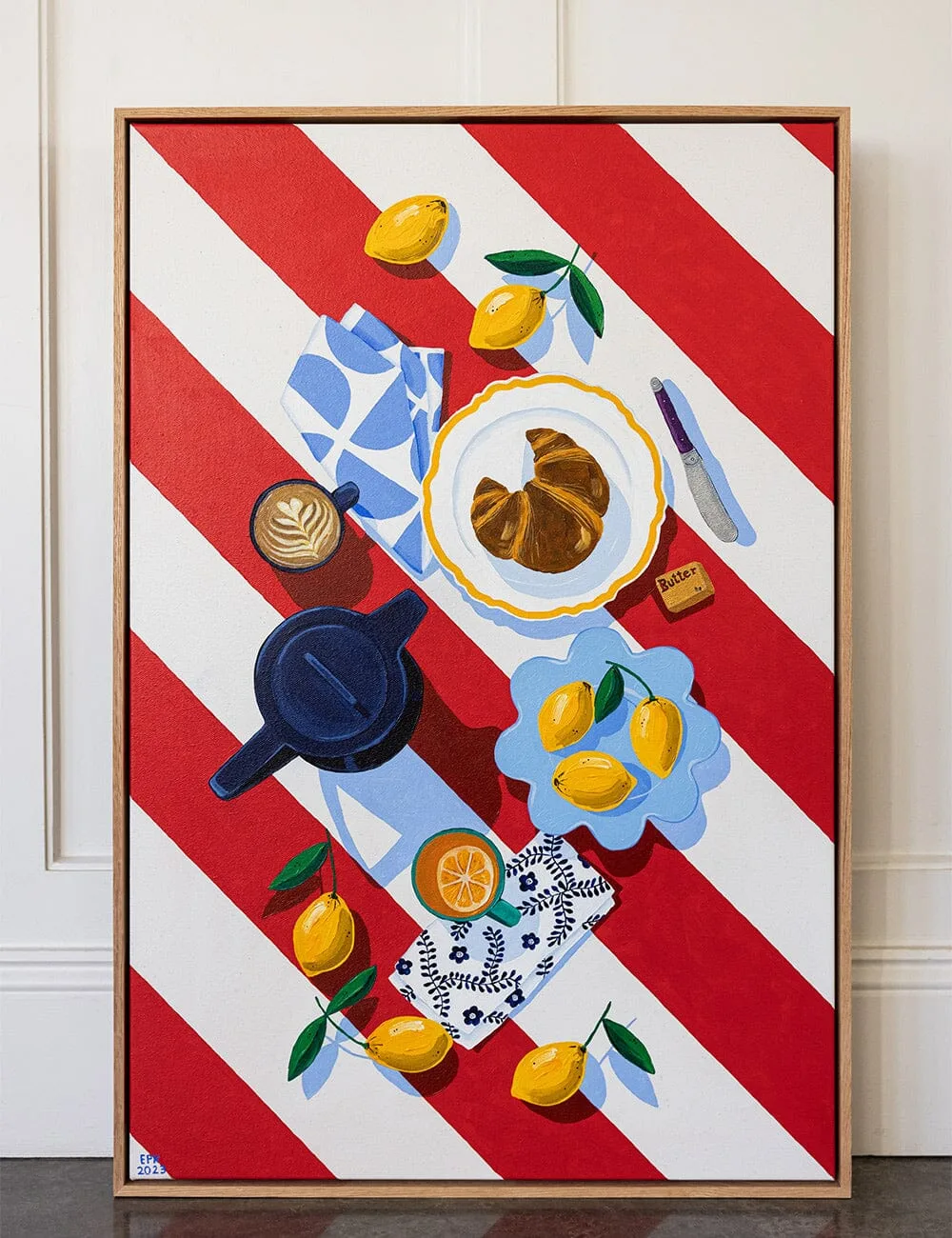 „Brunch“ Original-Kunstwerk von Eliza Koch