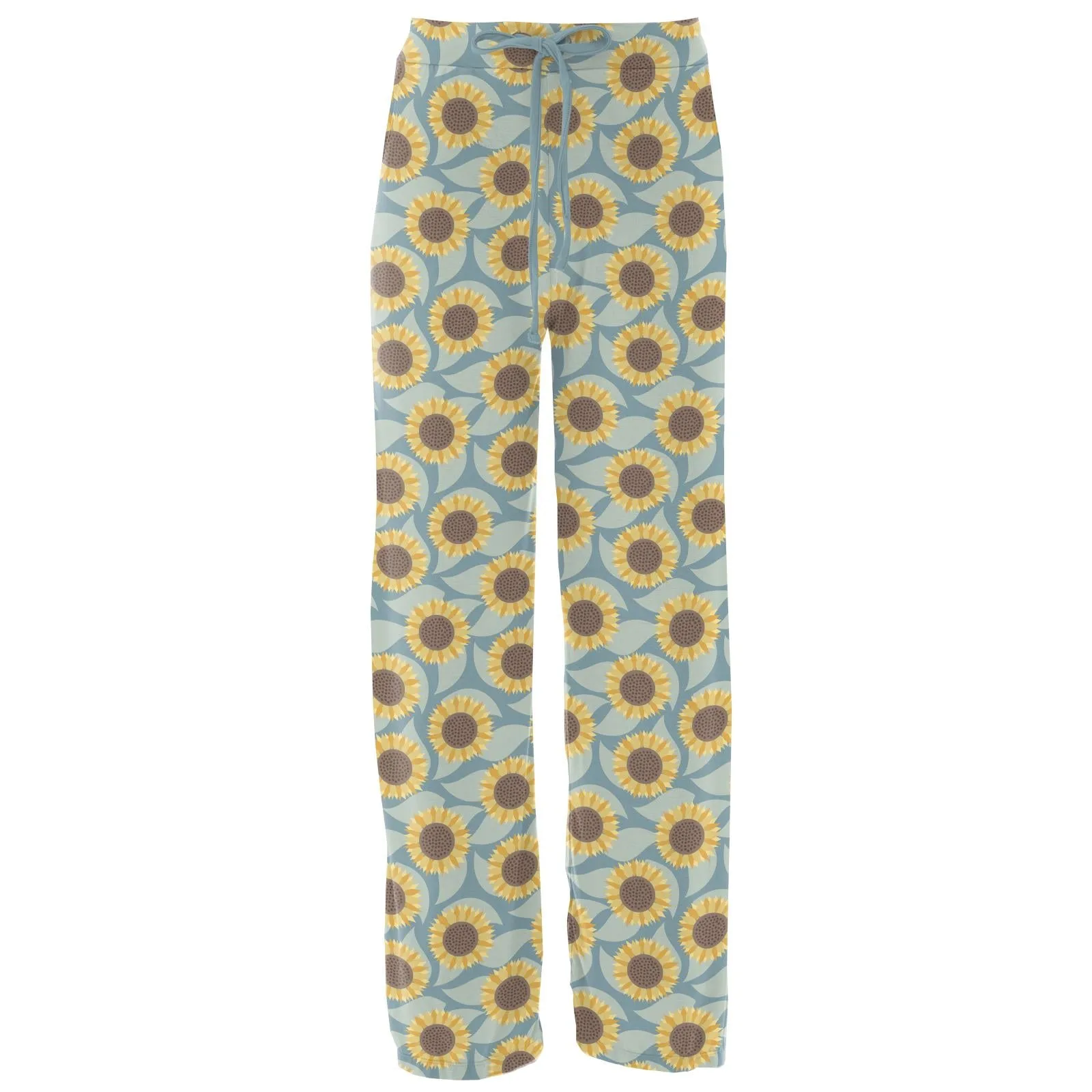 Women's Print Lounge Pants in Stormy Sea Sunflower