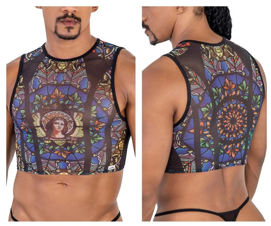 Stained Glass Tank Tops: A Bold Men's Style Statement