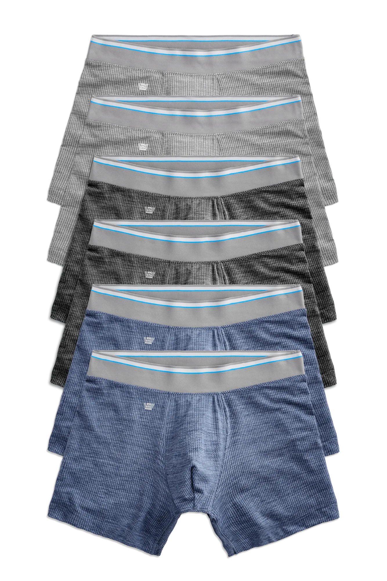 6-Pack AIRKNITˣ Boxer Briefs Cool Heathers
