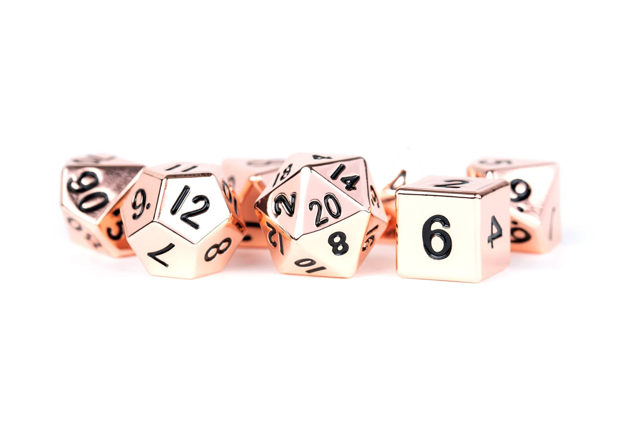 Copper 16mm Polyhedral Dice Set