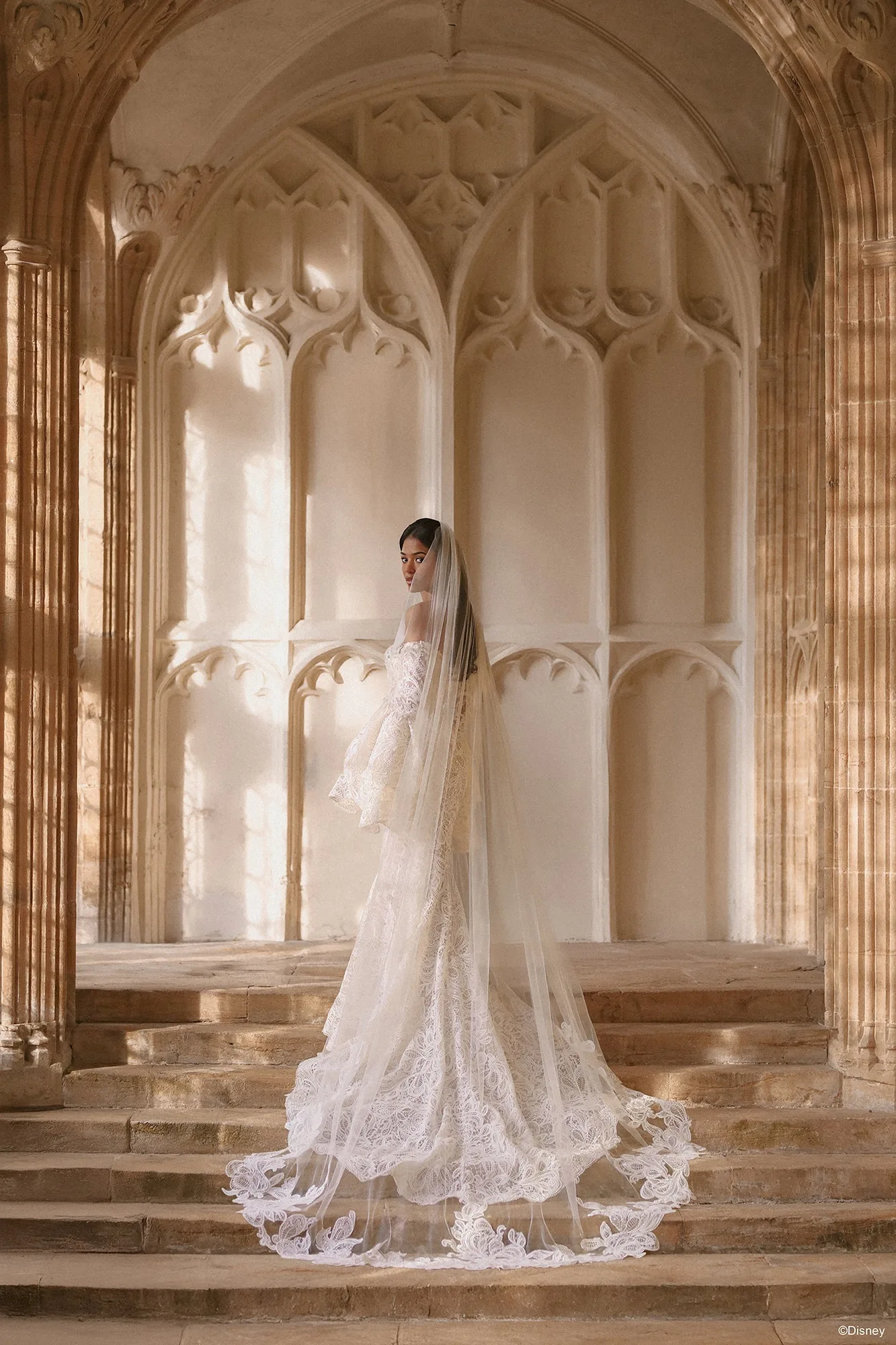 How to Style the DV54 Jasmine Veil for Your Wedding Day