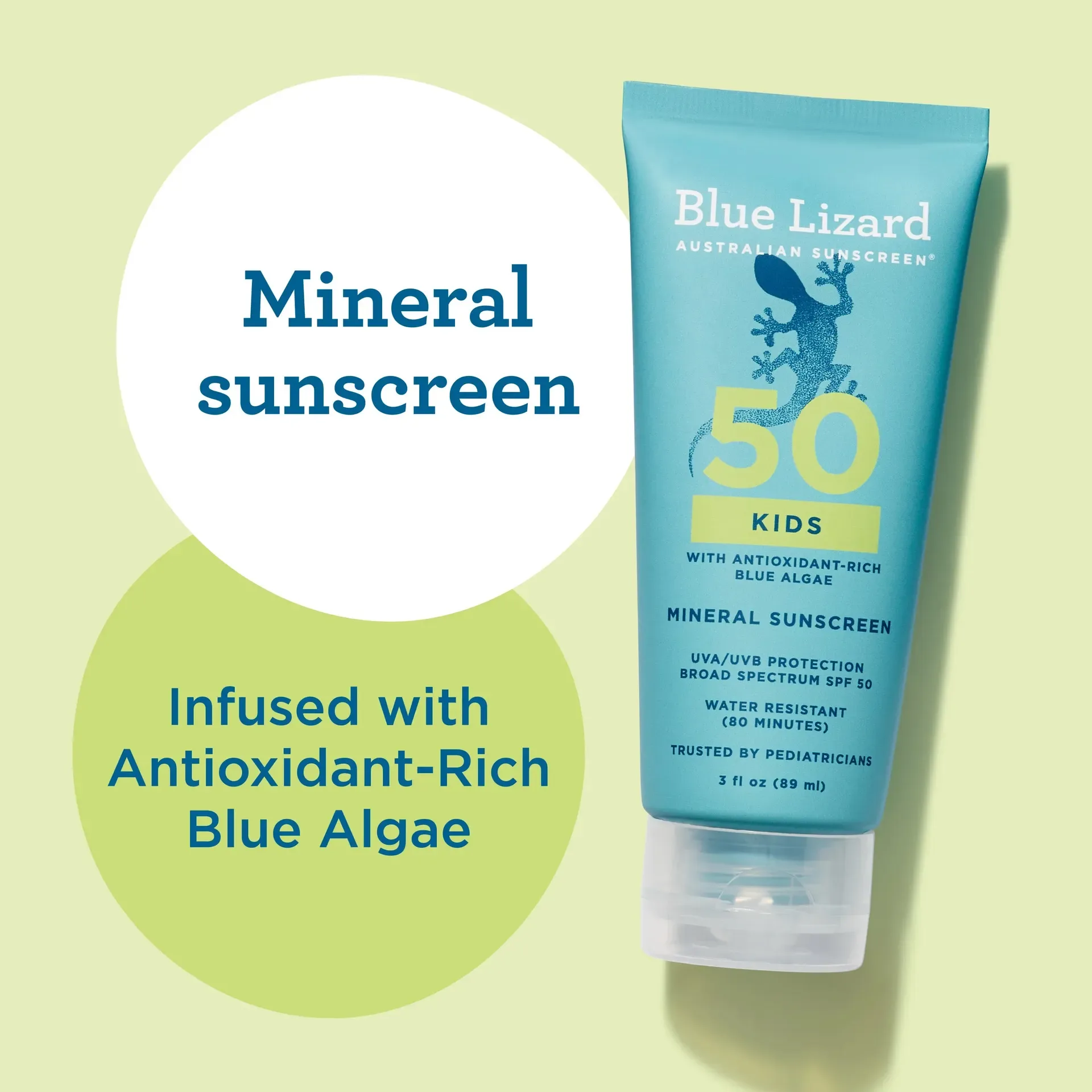 Blue Lizard Kids Mineral SPF 50 Sunscreen Lotion