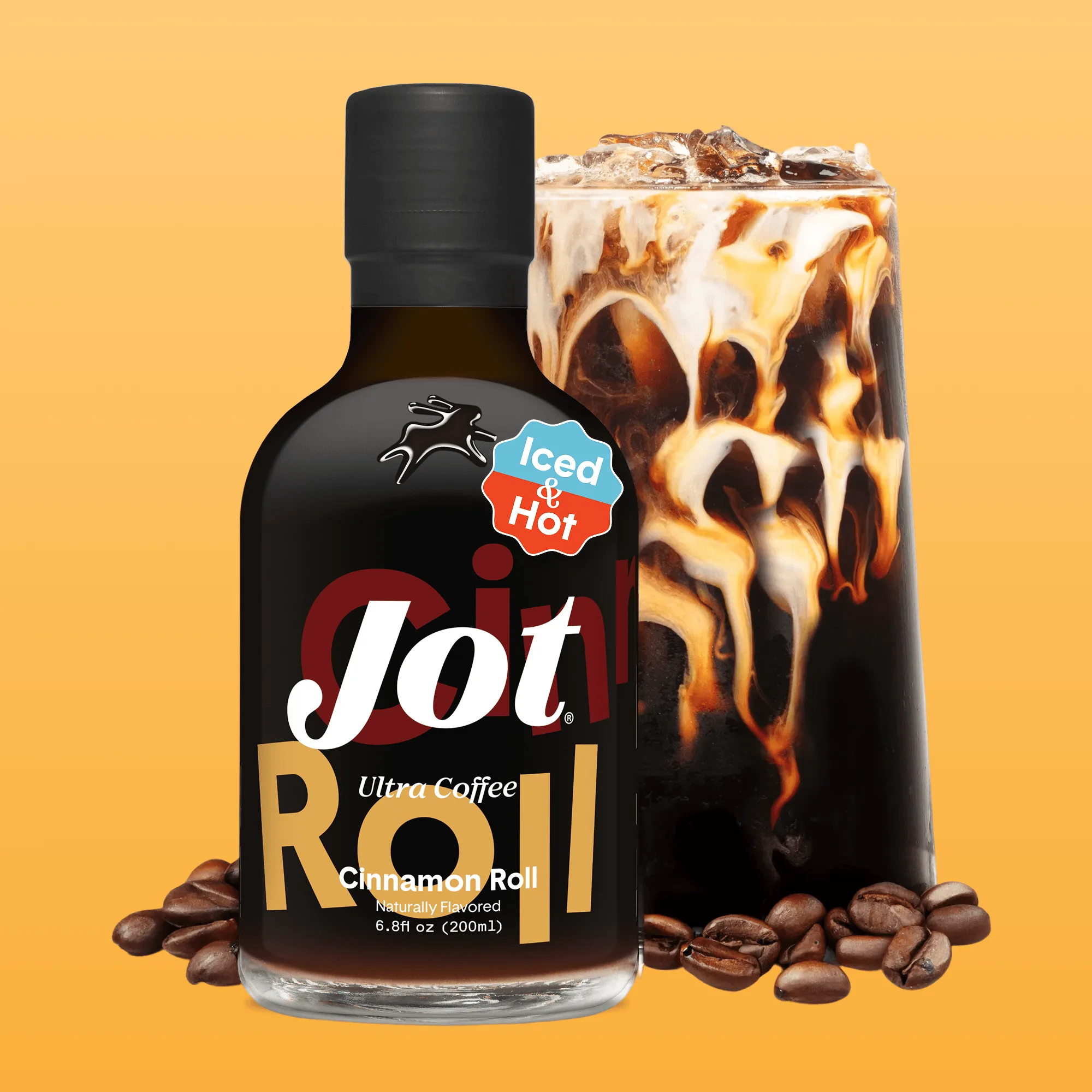 Cinnamon Roll 20x Coffee Concentrate | Limited Batch | Make 14 Cups Hot or Cold, With Milk or Water, in Seconds