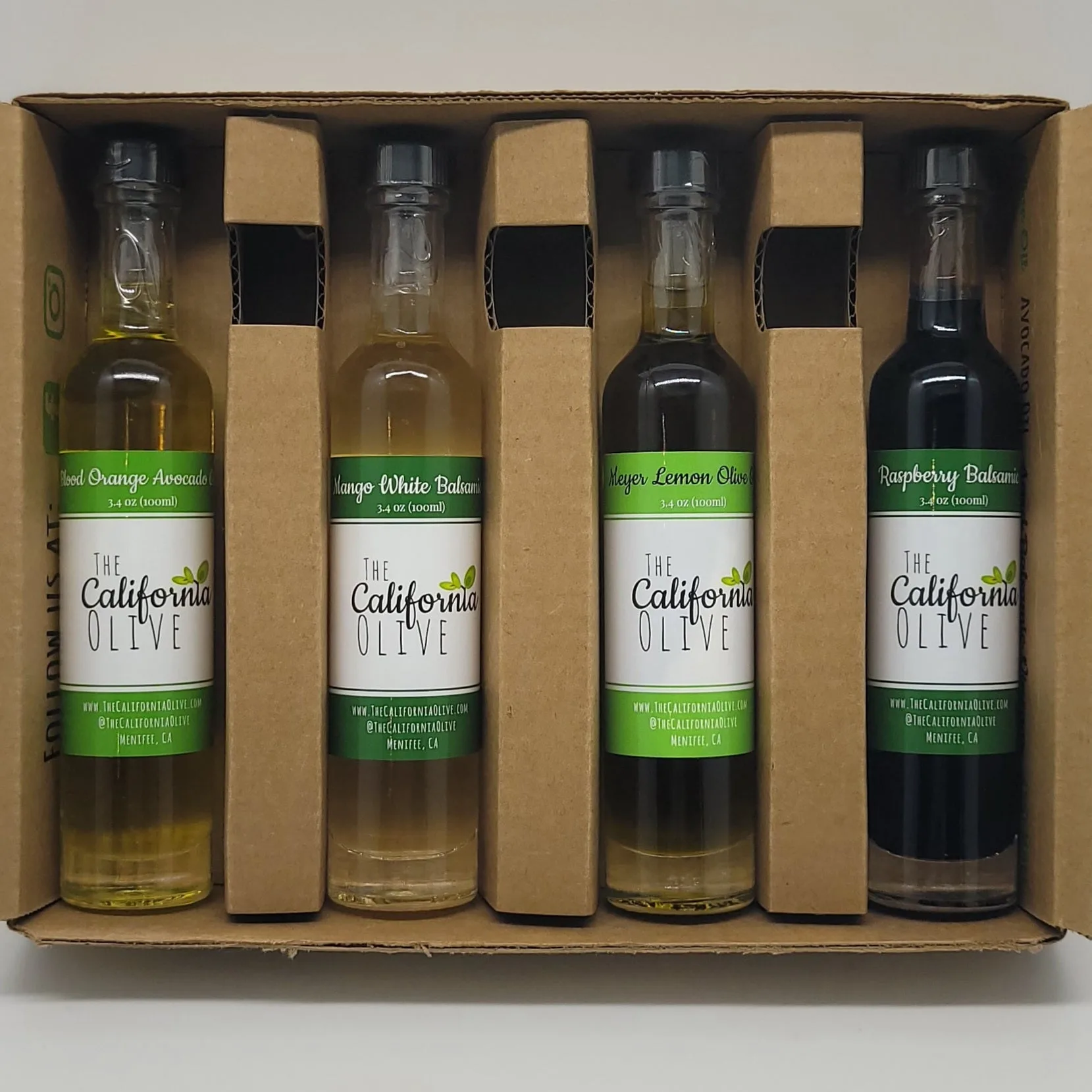 Choix du chef : coffret cadeau de 4 bouteilles échantillons « Vous choisissez »
