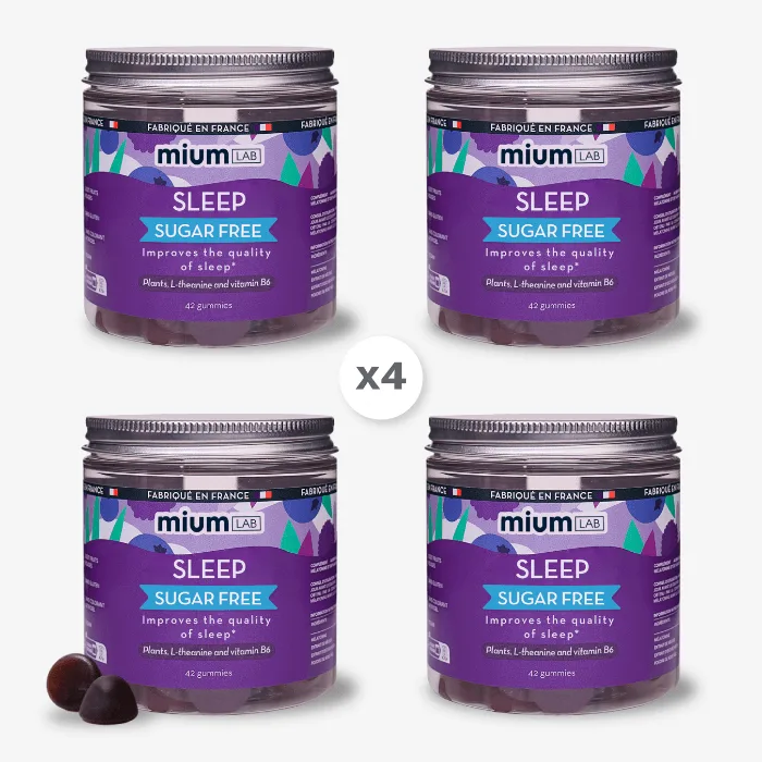 SOVEGUMMIER UDEN MELATONIN | Superpakke | 4 x 21 dage