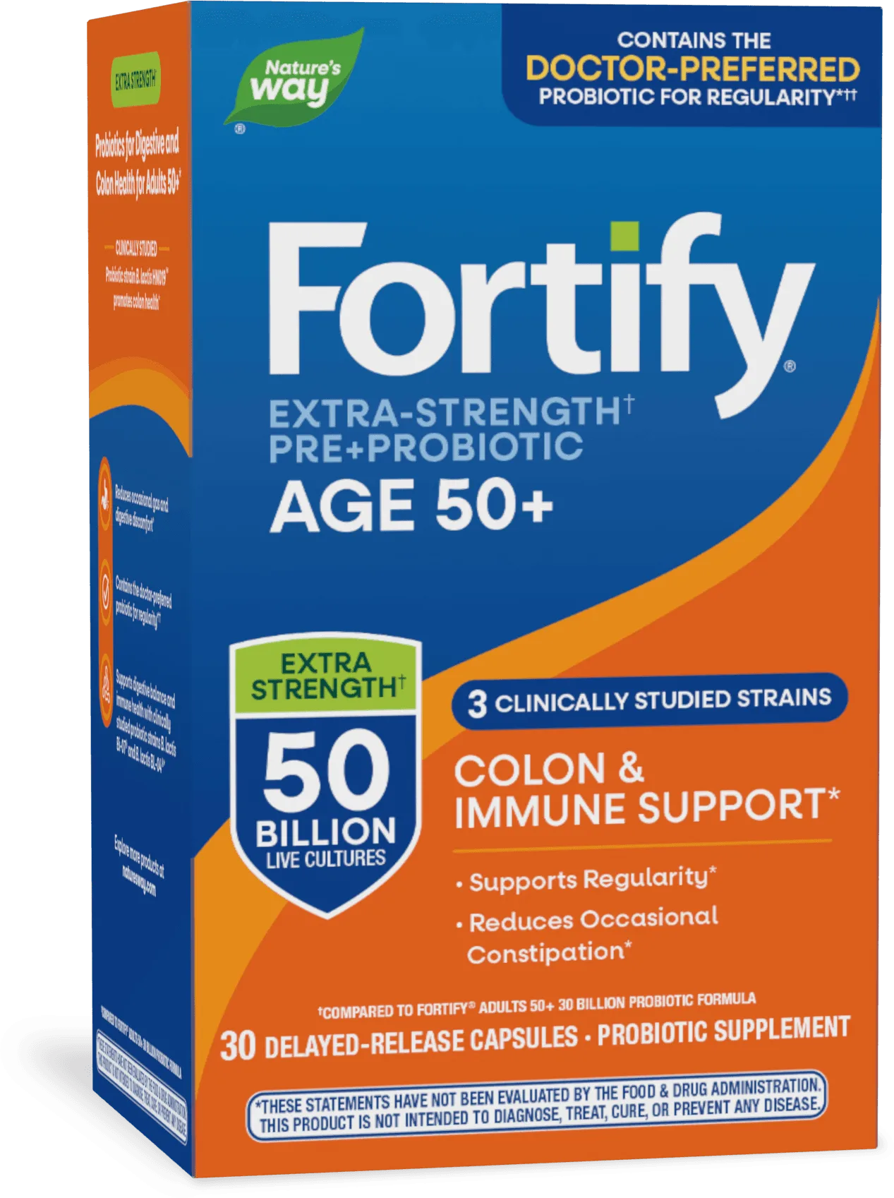 Fortify® Daily Pre+Probiotic Age 50+