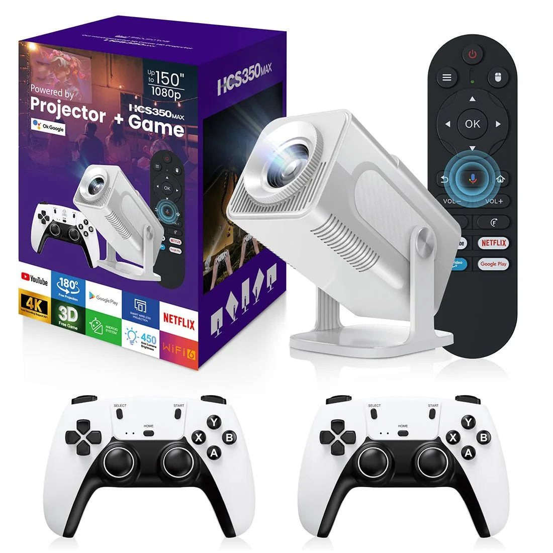 How to Set Up Your 1080P 2-in-1 Projector Game Console
