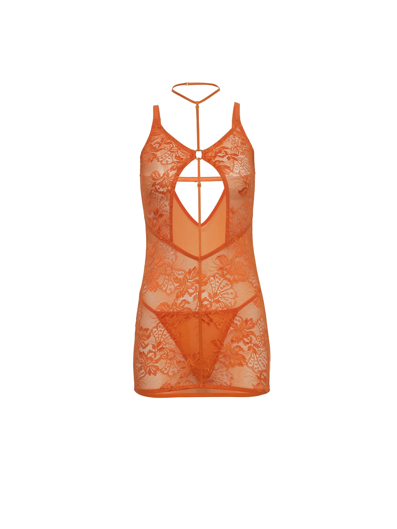 Amina Harness Babydoll Dress Set