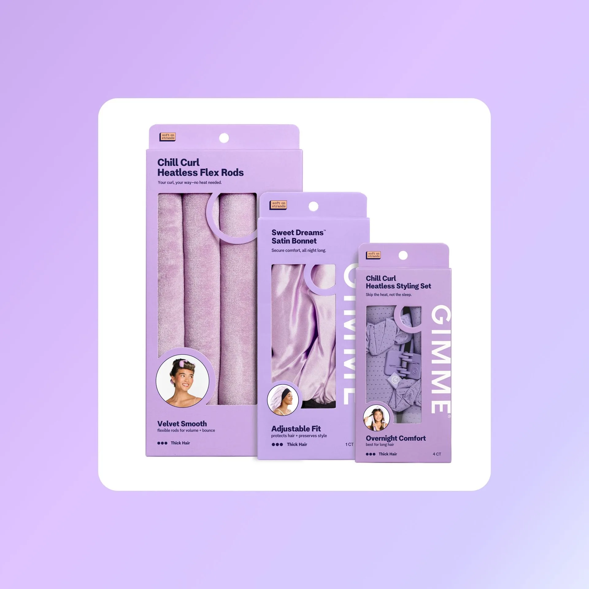 Dream Curl Essentials Bundle For Thick or Curly Hair
