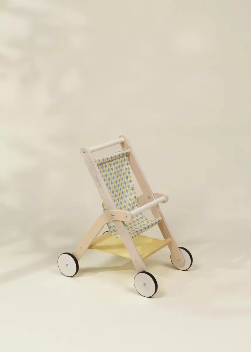 Wooden Dolls’ Stroller