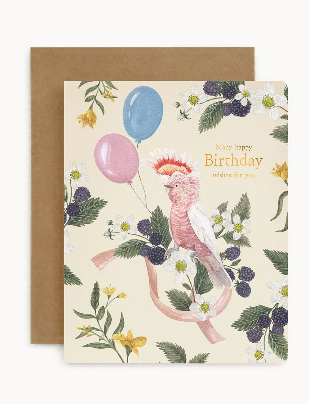 Muchas Felicitaciones de Cumpleaños (Cacatúa)