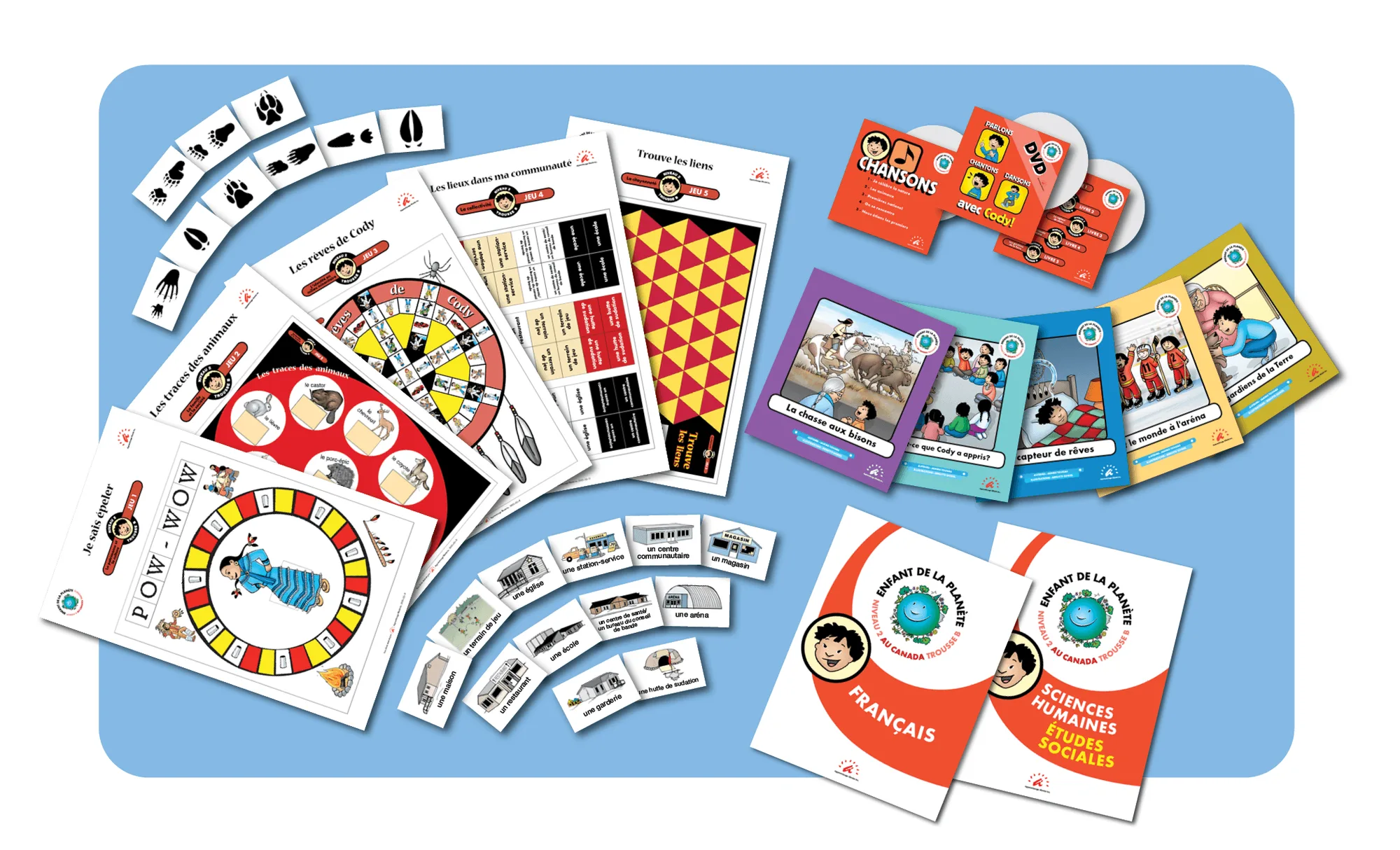 Enfant de la planète - Level 2 Kit B: Le patrimoine et la Société Canadienne