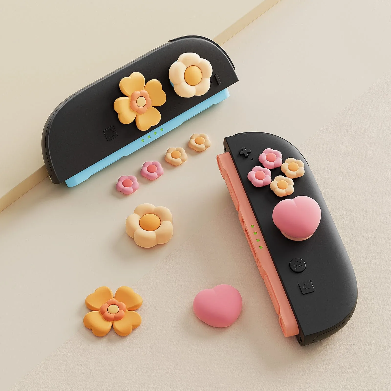 Guida alla vestibilità e allo stile dei tasti GeekShare Heart Flower