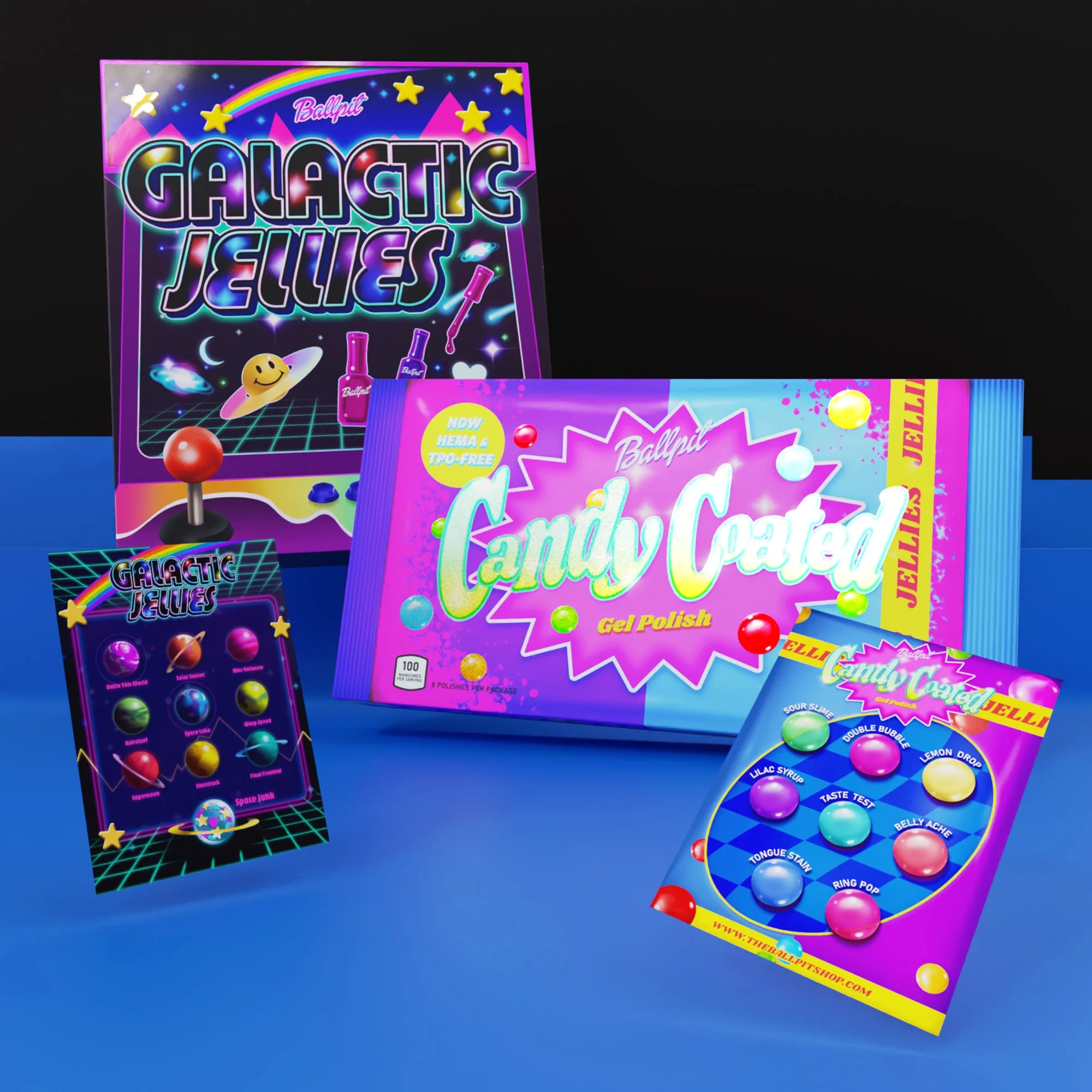 مجموعة Galactic Candies: أفكار مانيكير فضائي حلوة
