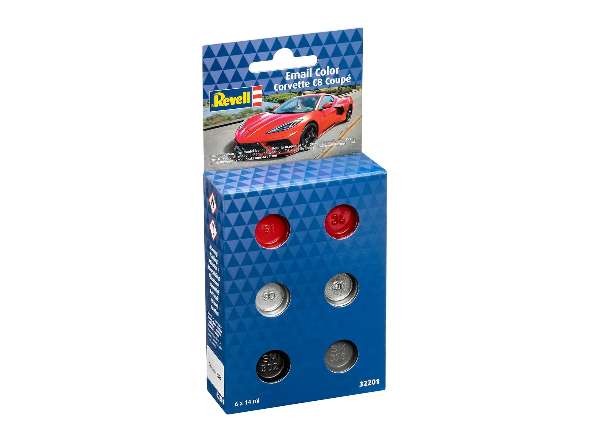 Set de couleurs Email - Corvette C8 Coupé (6x 14ml)