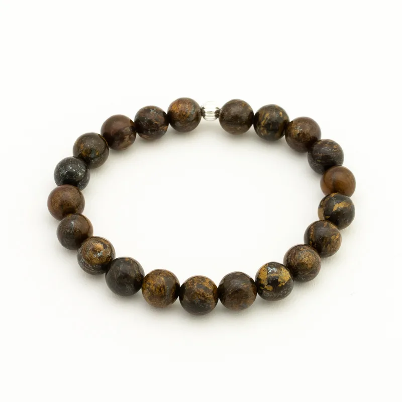 Bronzite - Stretch Bracelet 8mm