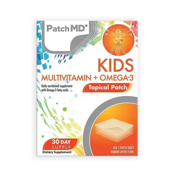 Multiwitamina dla Dzieci w Zabawnych Plastrach Miejscowych (30-dniowy zapas)