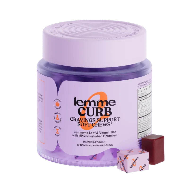 Lemme Curb Soft Chews vs. Gummies: Který formát pro kontrolu chuti k jídlu preferujete?