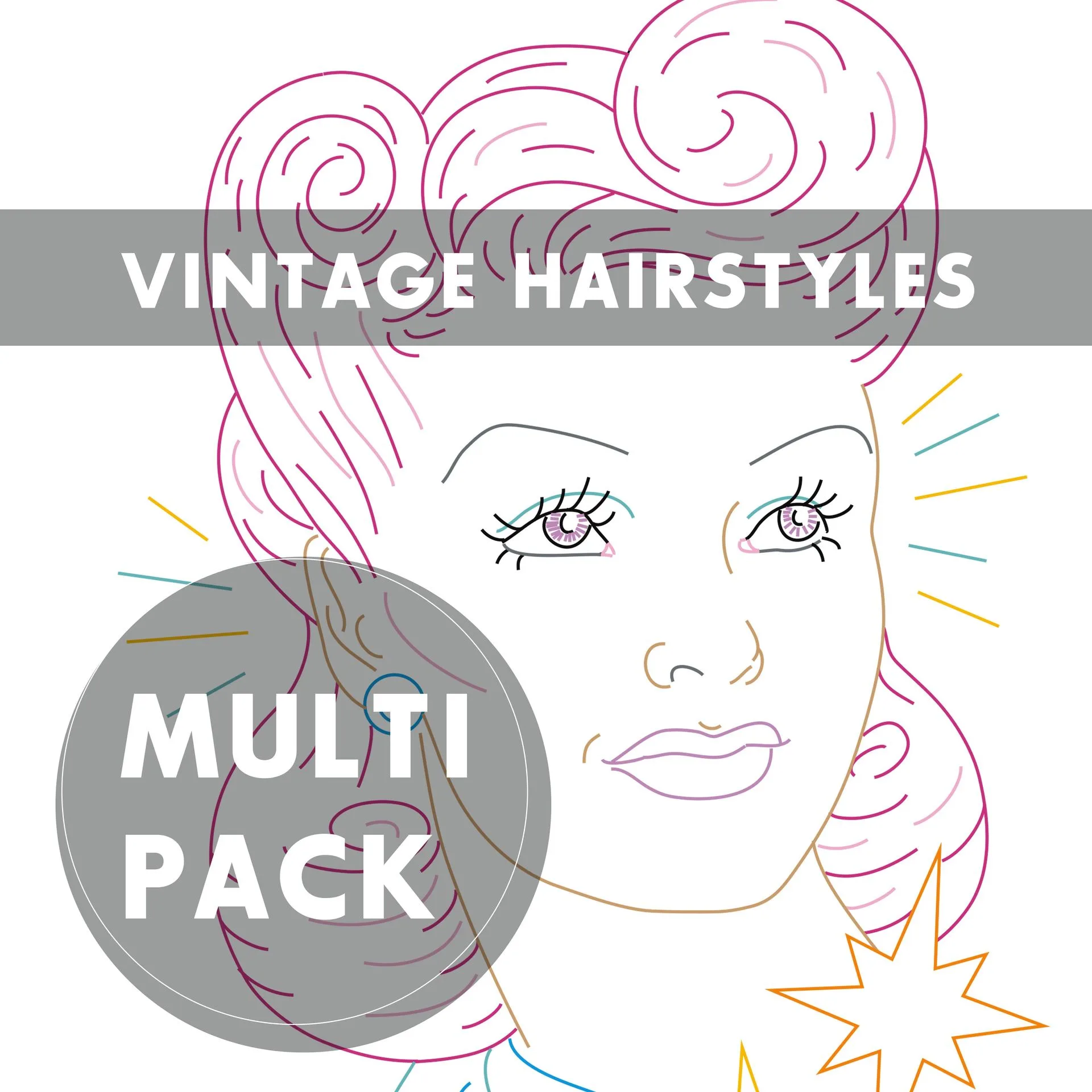 Hairstyles Series PDF: All Five Patterns Compared