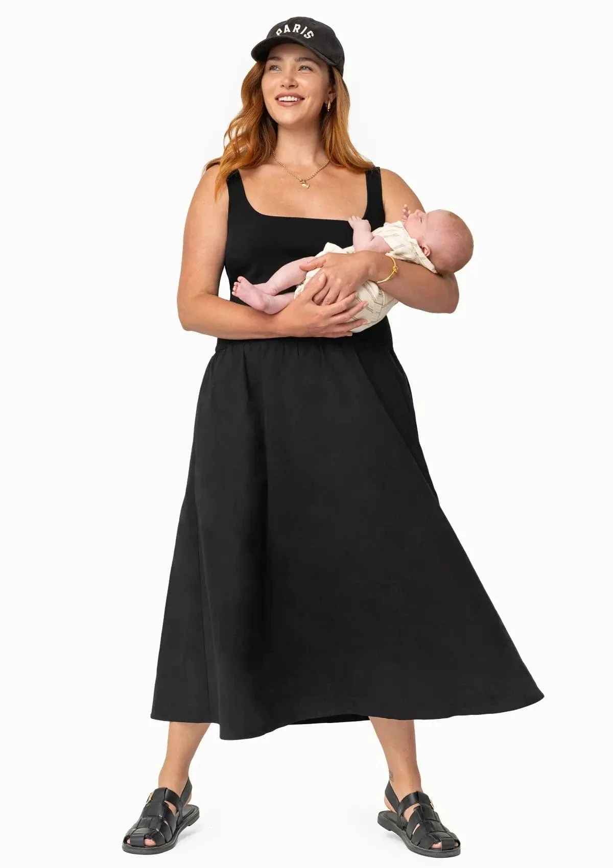 Köpråd för Illusion-klänning till babyshower