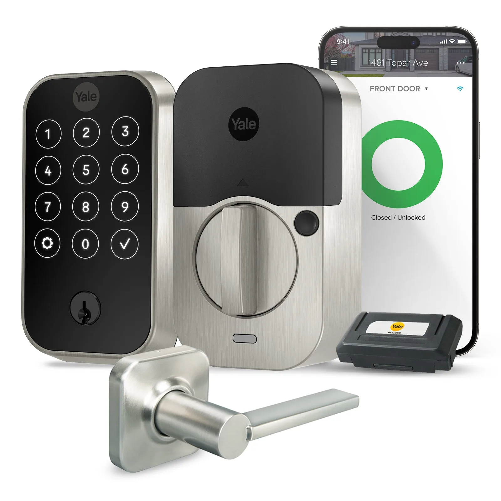 Yale Assure Lock 2 Touchscreen with Wi-Fi and Valdosta Lever