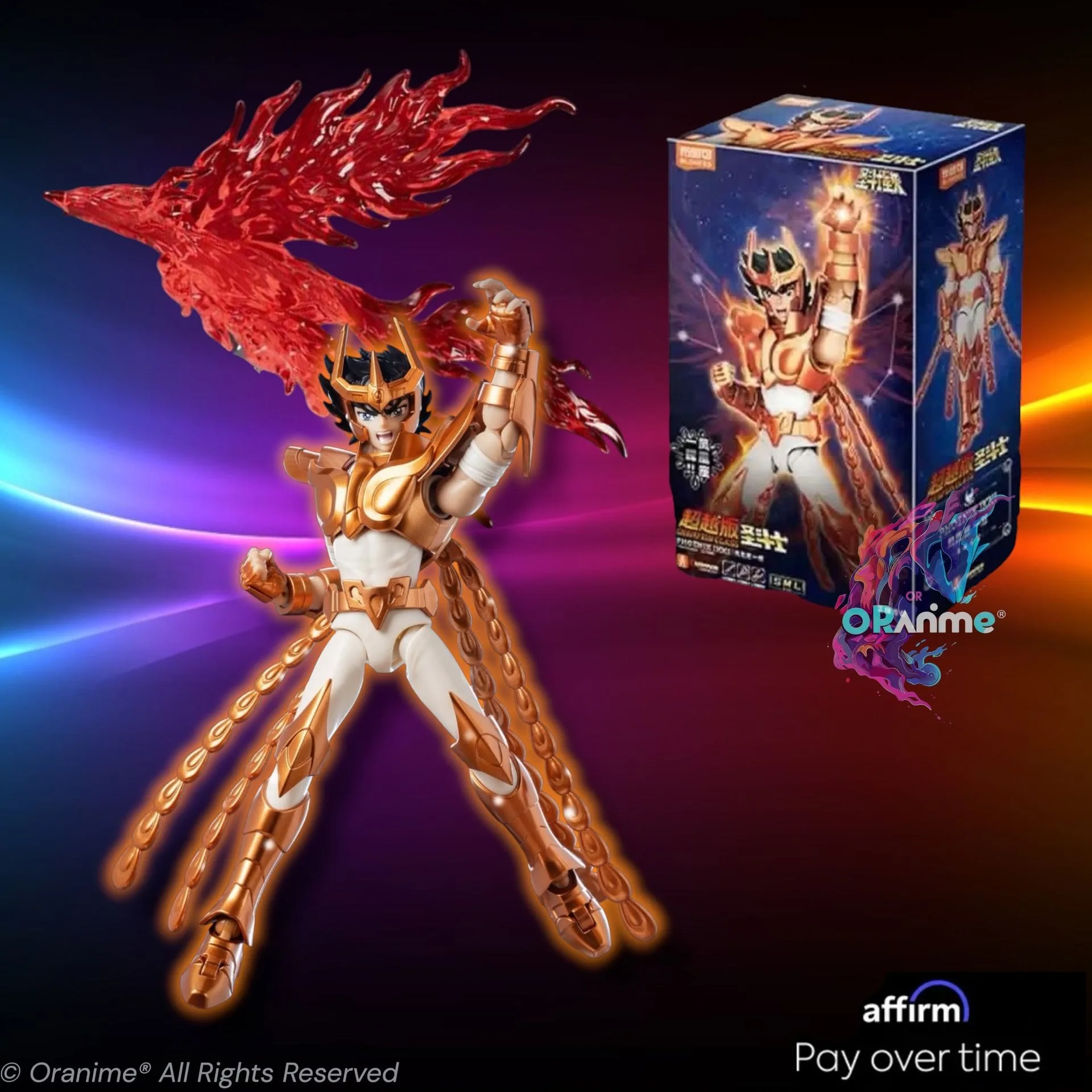 Blokees Saint Seiya Phénix Ikki Action Figure Classe Champion Maquette à assembler