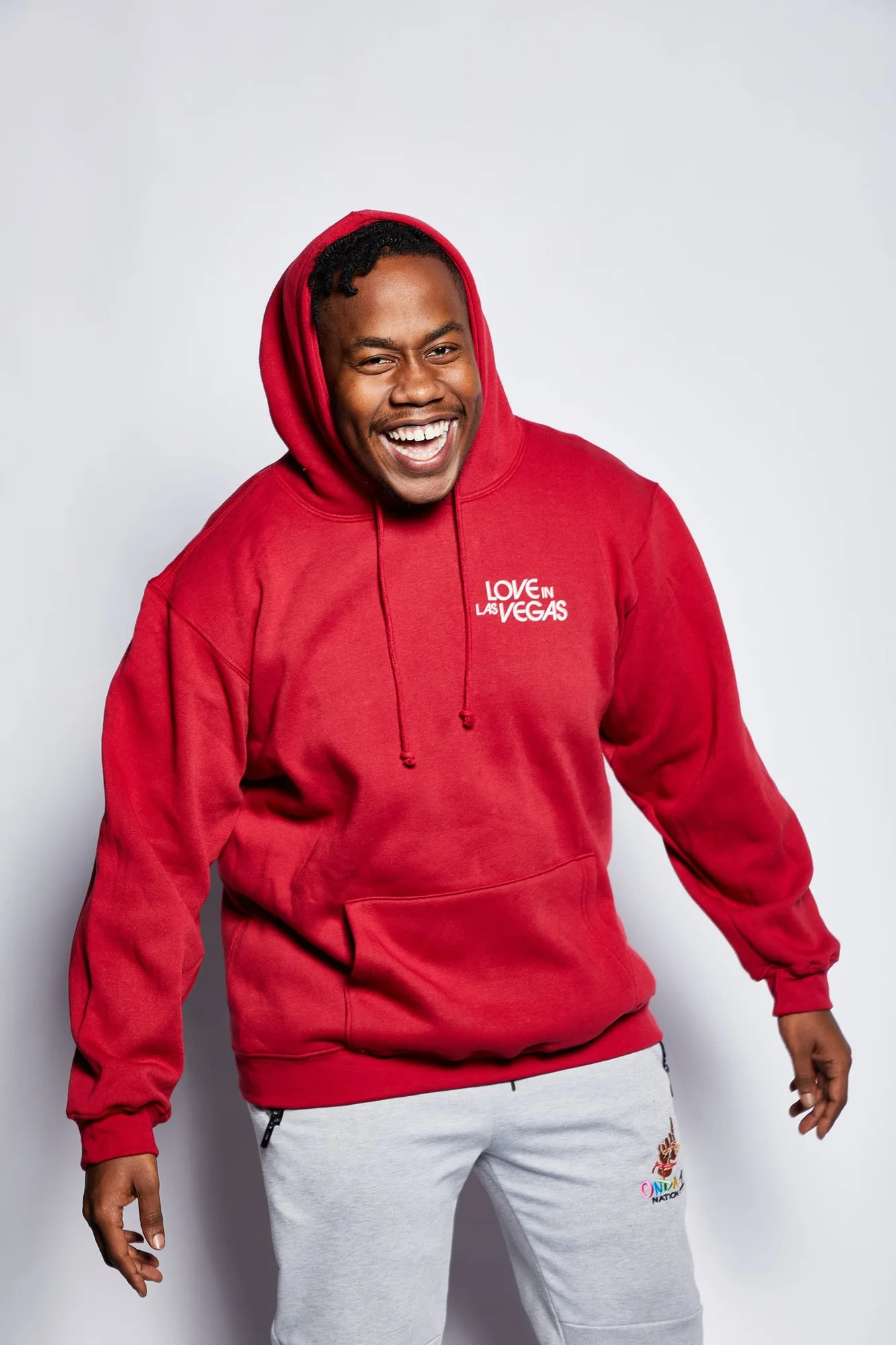 Sudadera Love in Las Vegas (Cardenal)