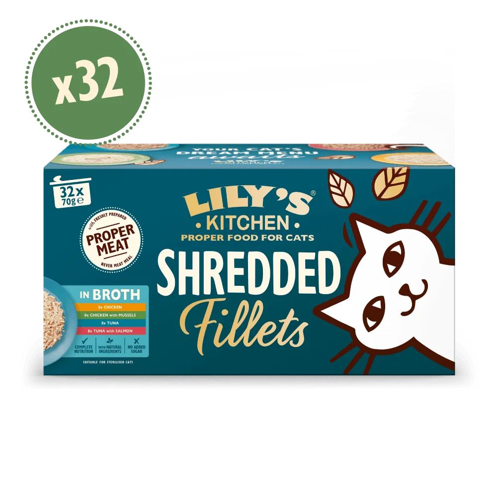 Shredded Fillets in Broth Multipack (32 x 70g)