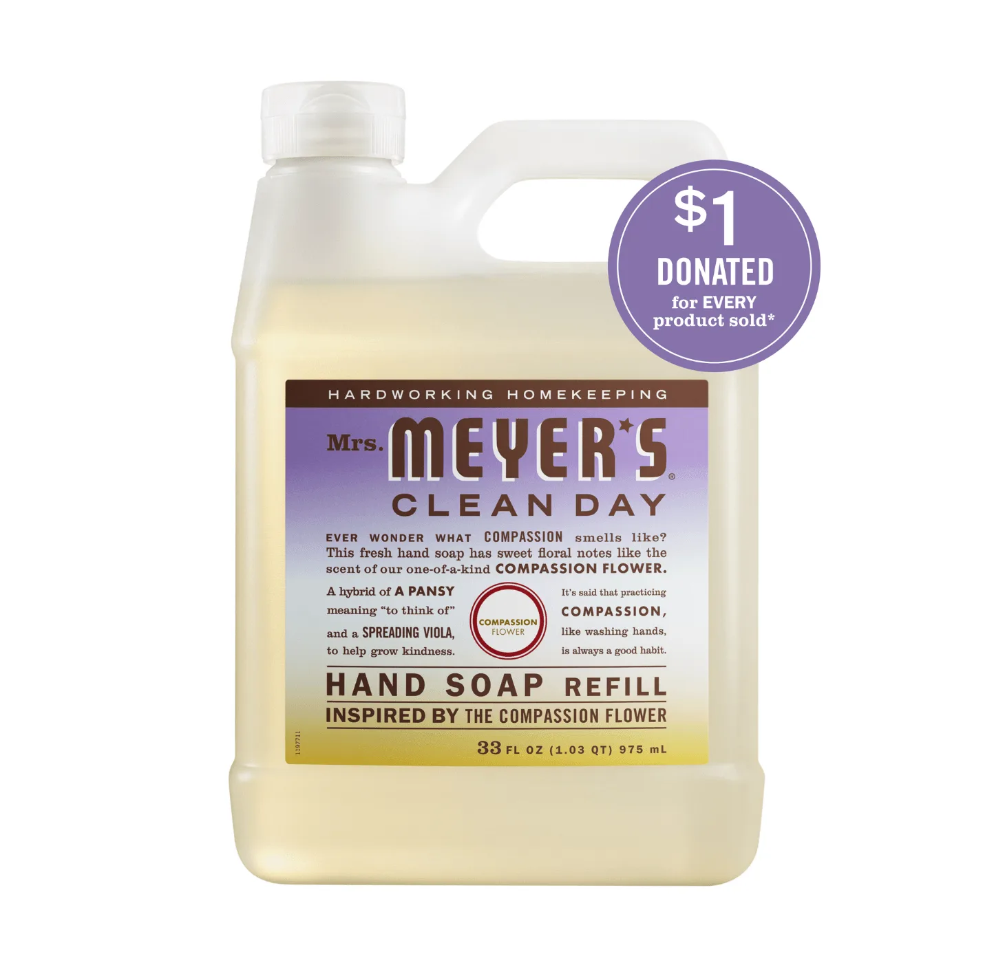 Compassion Flower Liquid Hand Soap Refill