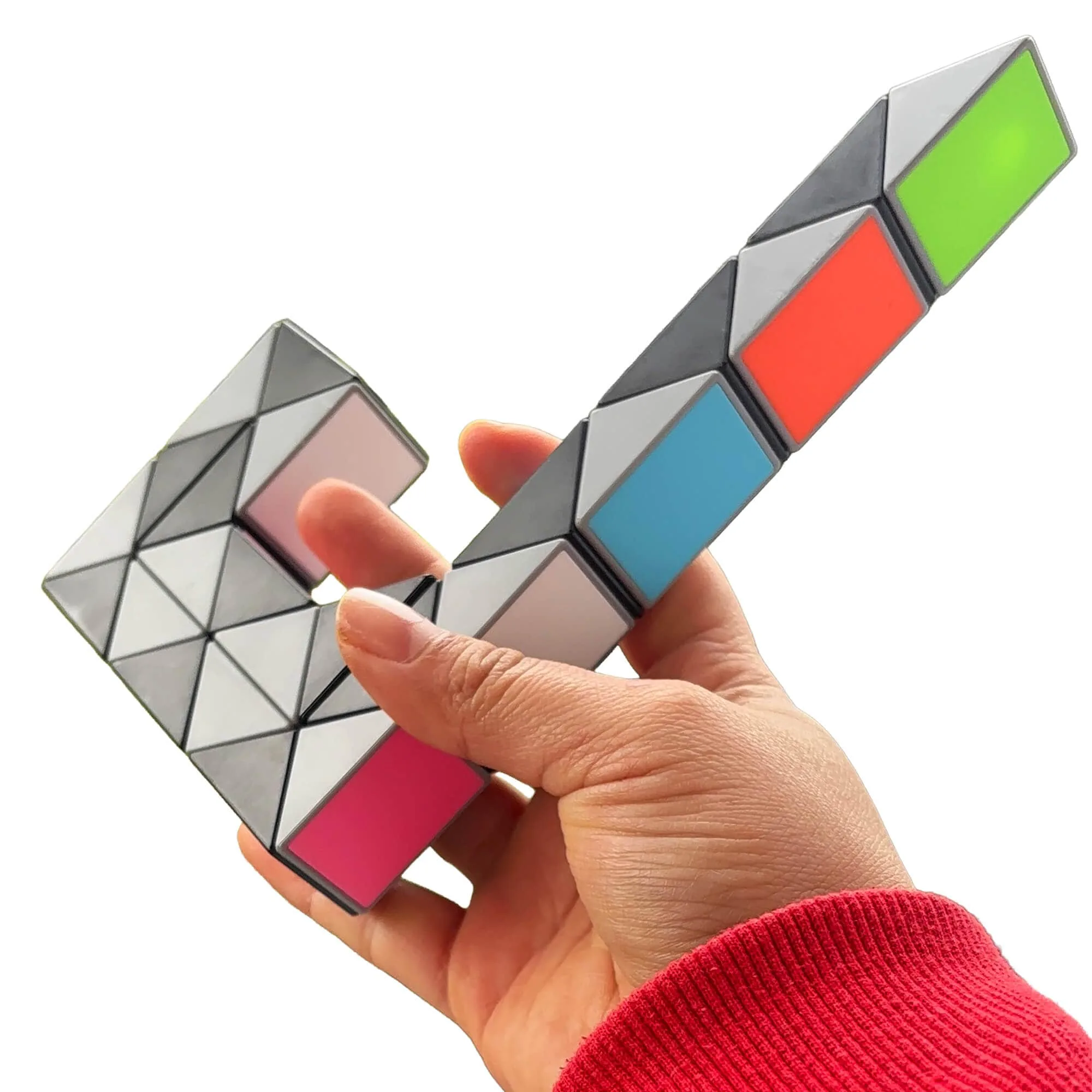 Skládací pravítko fidget, tichá hračka na kroucení a skládání
