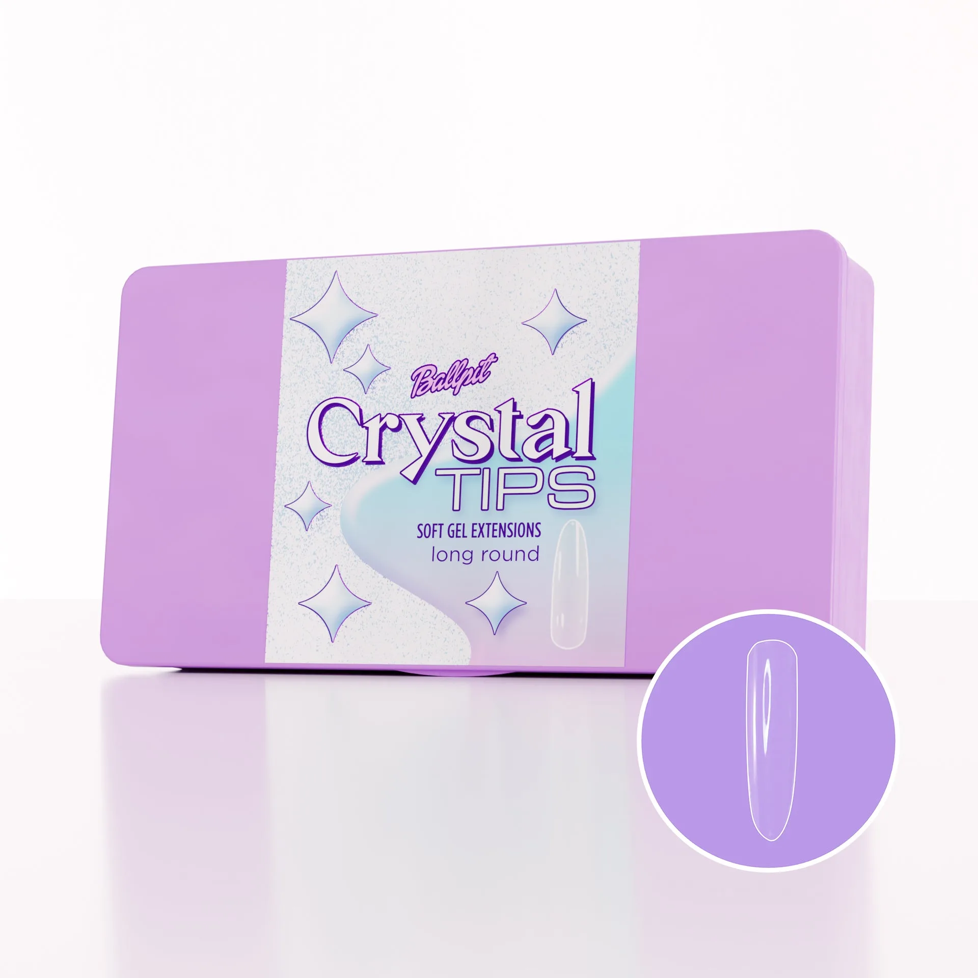 Crystal Tips - L Round