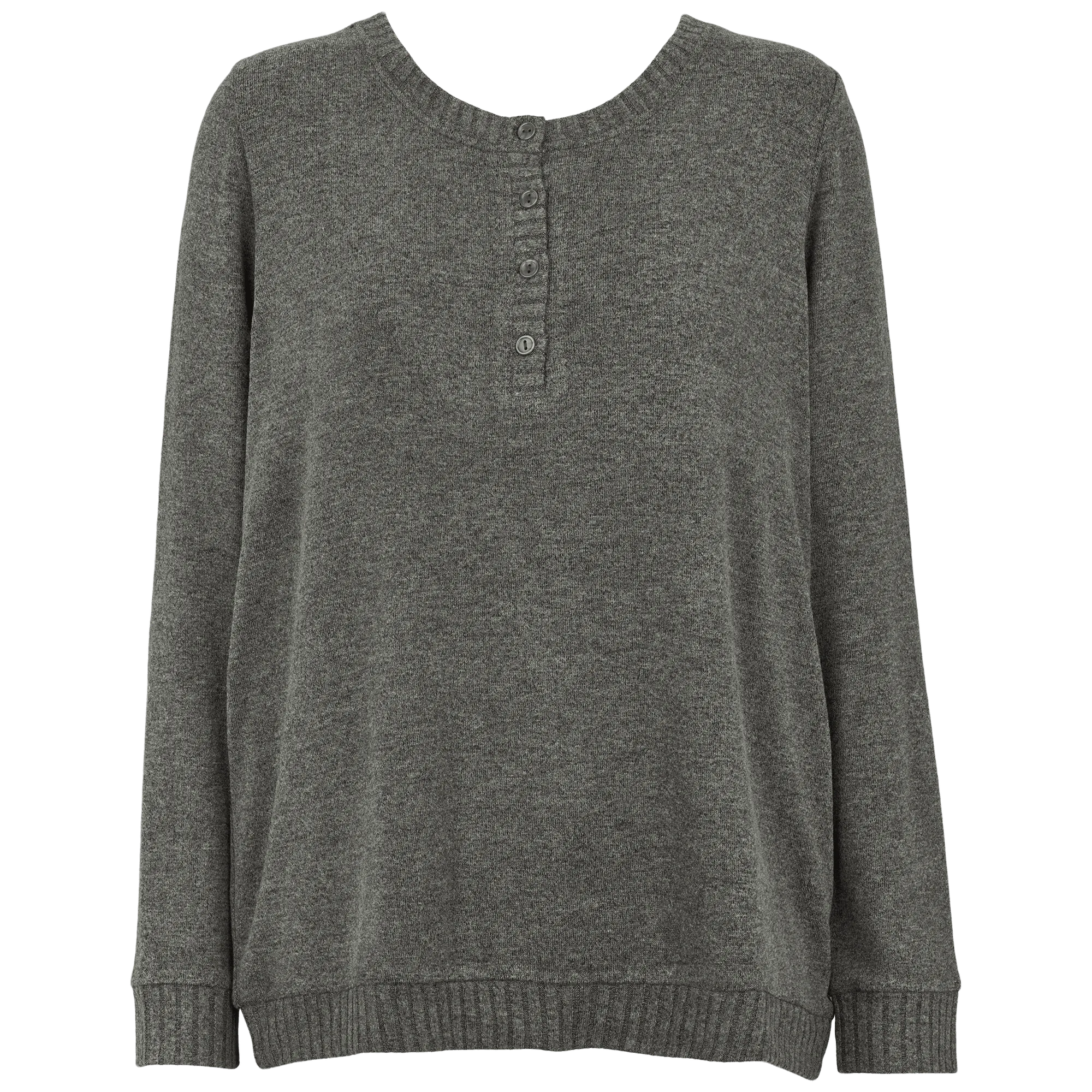Cozy pullover - Dark grey melange