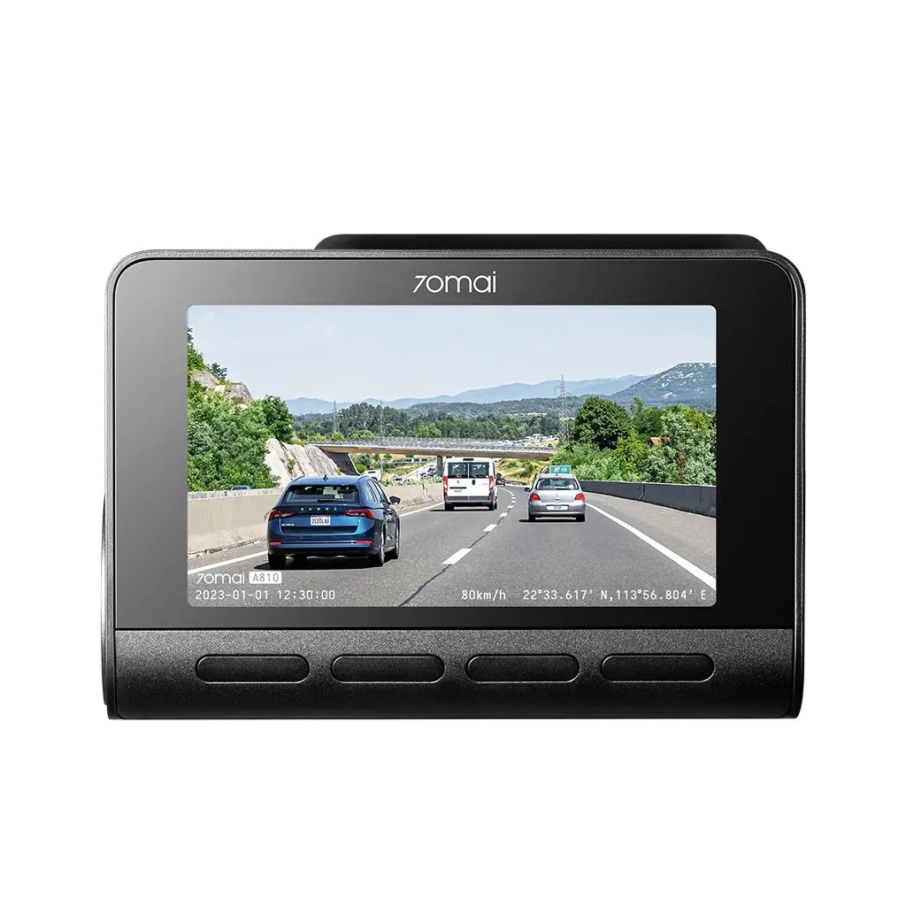 70mai Dash Cam 4K A810 con Sony STARVIS 2 IMX678, 4G LTE y HDR Dual Compatible