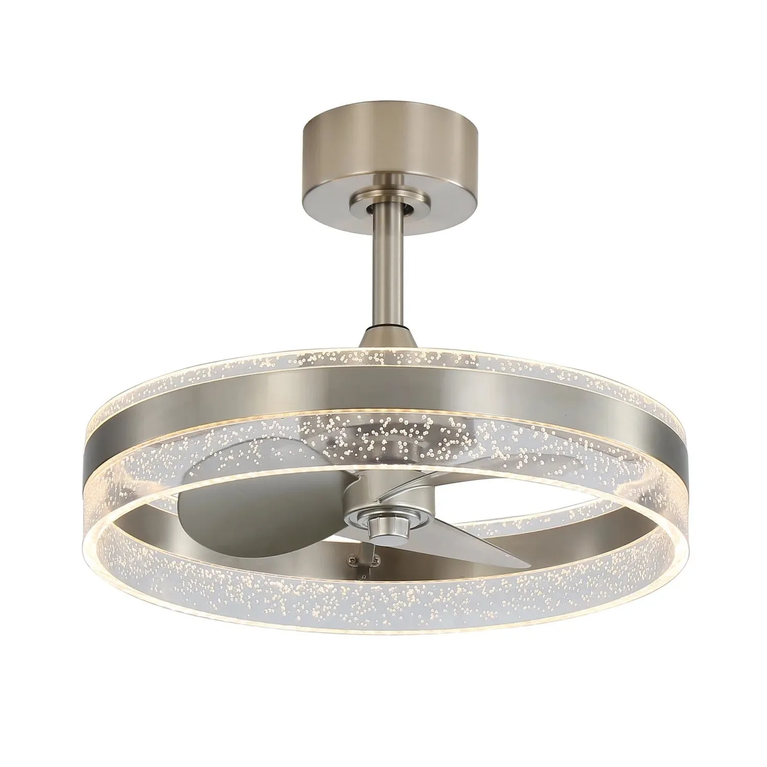 Smart Ceiling Fan with Bubble Acrylic Light: FAQ