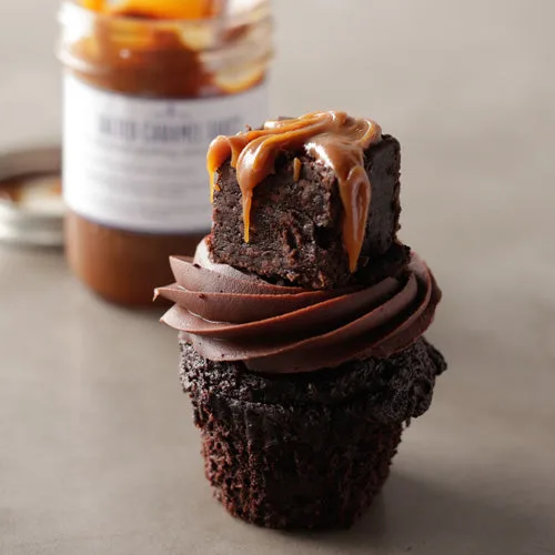Mountain Brownie Cupcake