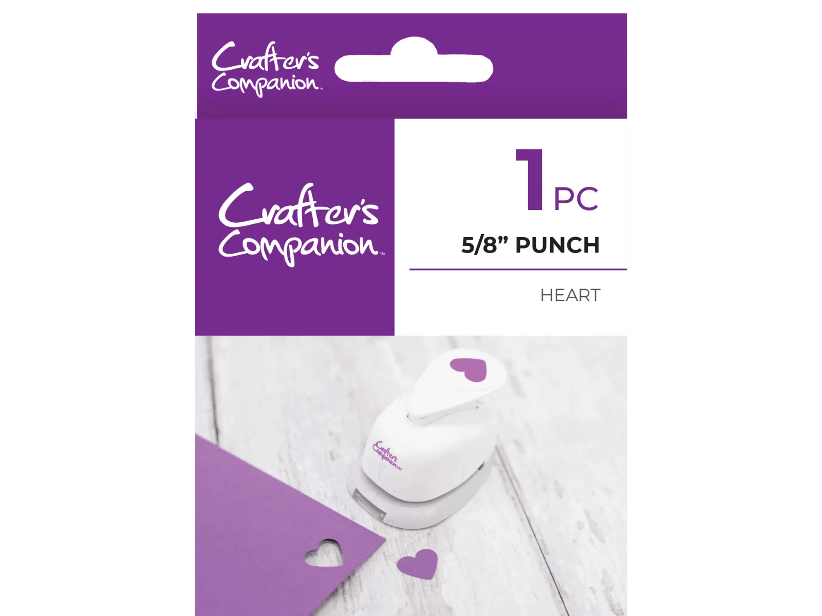 Crafter’s Companion Hole Punch - Heart