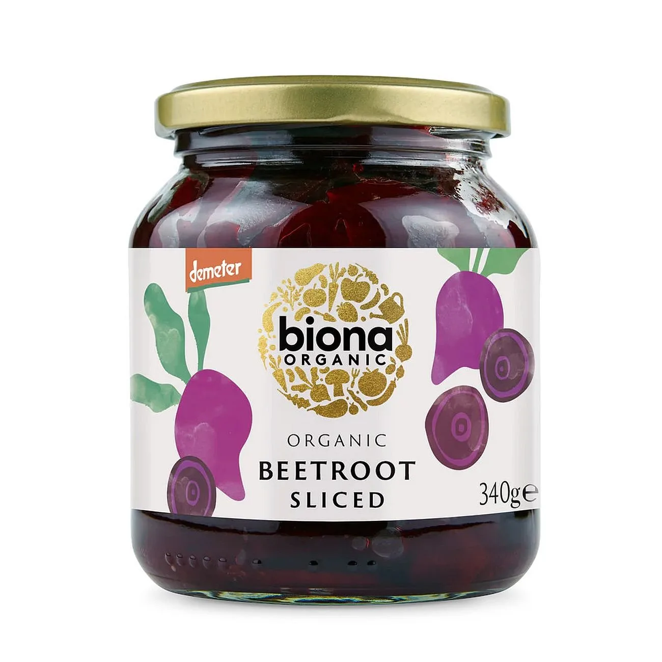 Organic Beetroot Sliced 340g