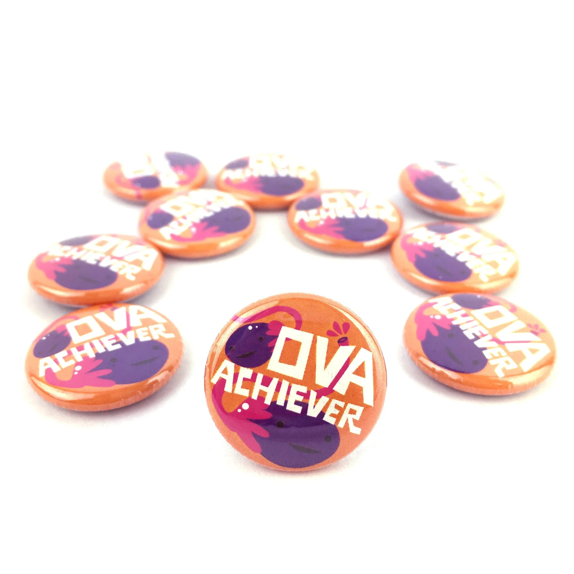 Ova Achiever Buttons vs. Lapel Pins: Which to Gift?