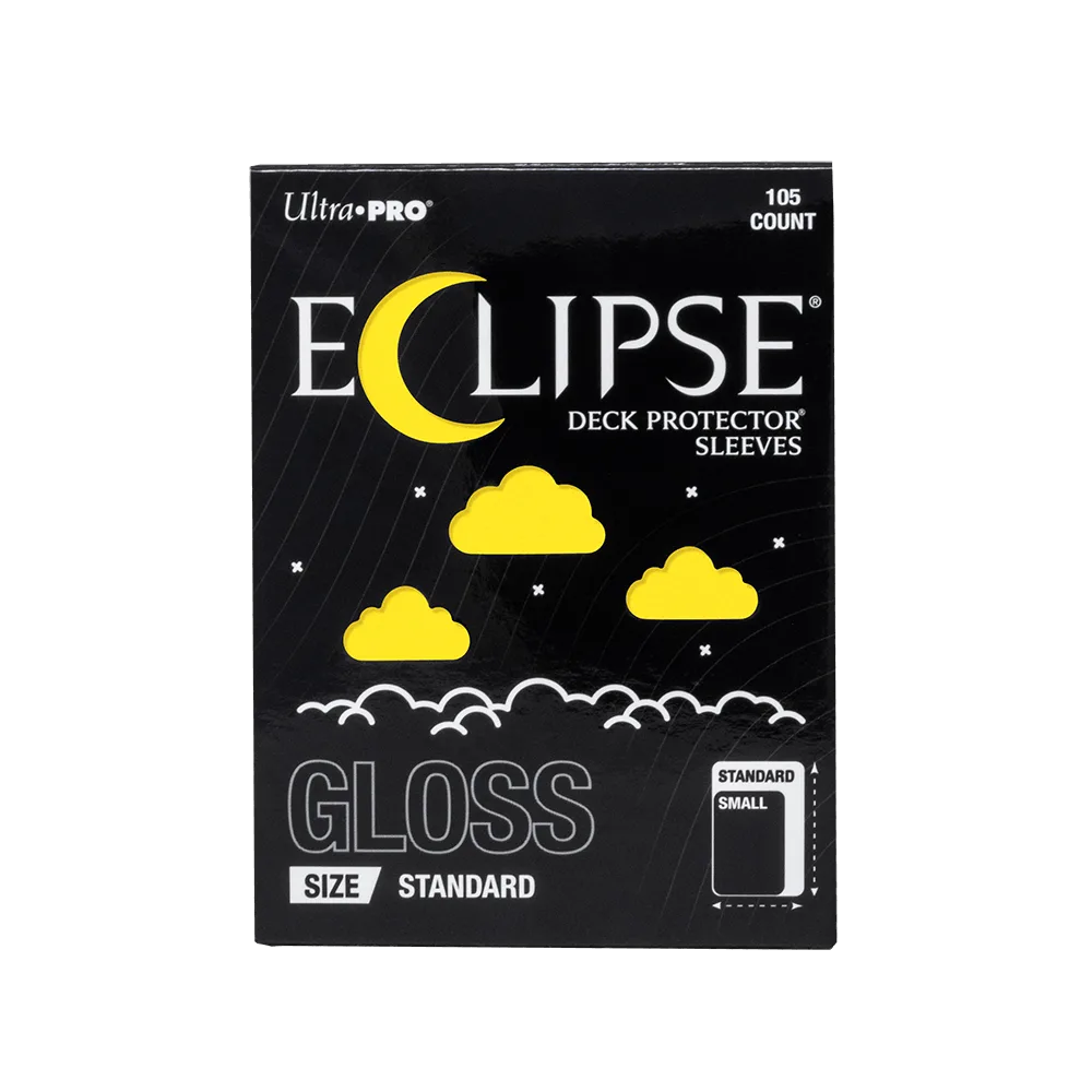 Pochettes ECLIPSE® Brillant Standard PROTÈGE-DECK® : Jaune Citron - 105 pièces