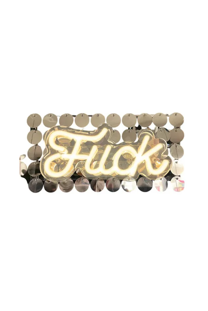 How to Style a Neon Light Up Fuck Sign